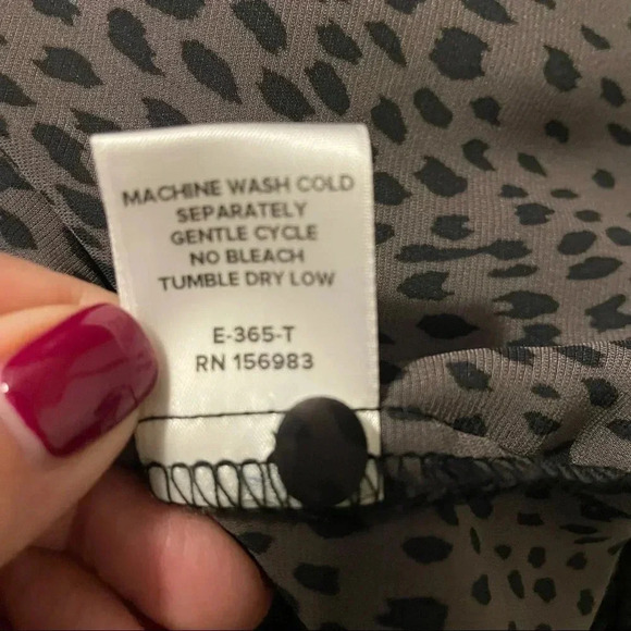 Peyton Jensen One Shoulder Leopard Print Blouse - Picture 8 of 9